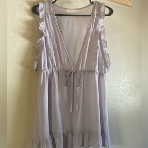 Honey punch lilac casual top